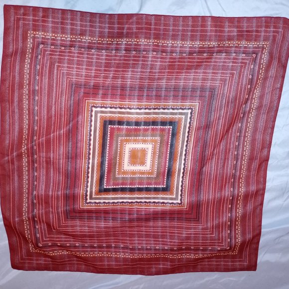 Red Head Scarf - Picture 4 of 4